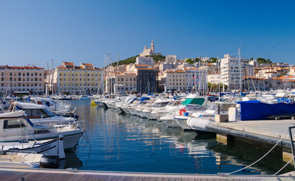 Marseille přístav nad ním Vauban
