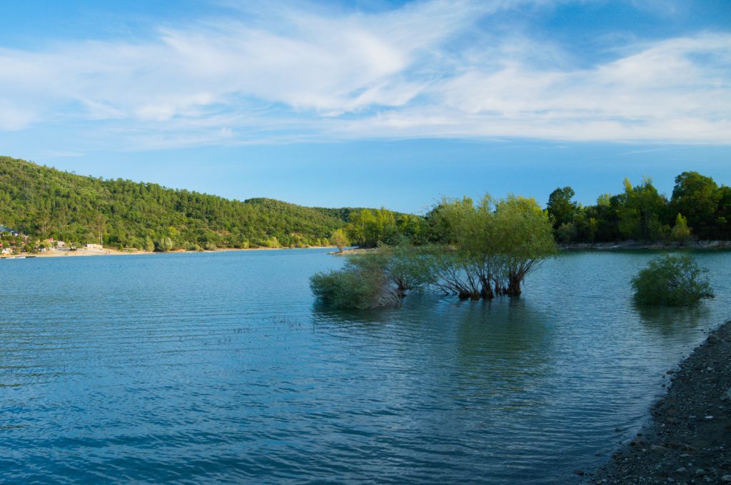 odpočinkový den u přehrady Lac de Saint Cassien