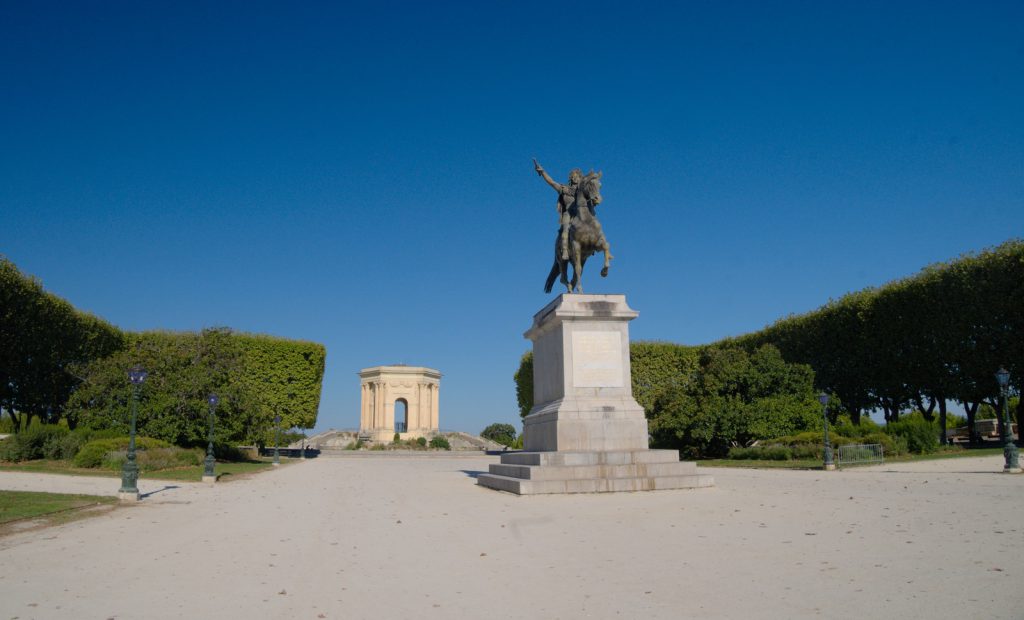 Ludvík XIV v Montpellieru
