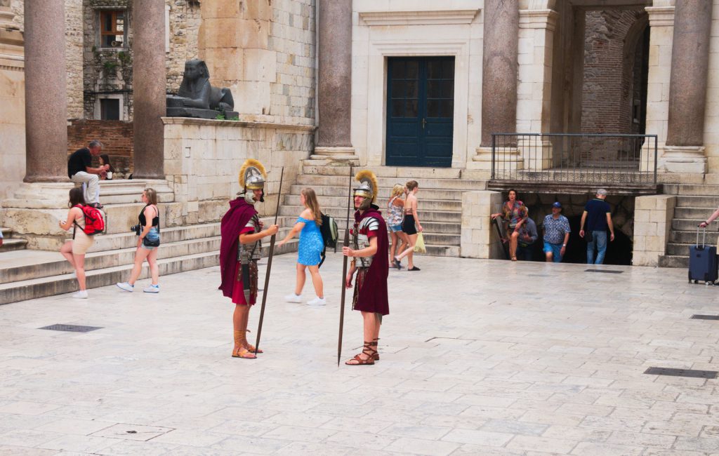 Split připomínka historie pro turisty