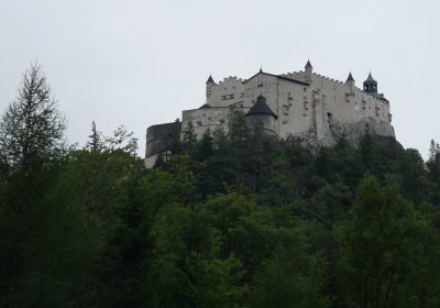 pevnost Hohenwerfen s lanovkou