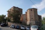 první kopec s hradem v Santarcangelo di Romagna