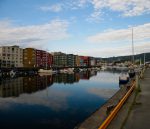 Trondheim kanál před hlavákem