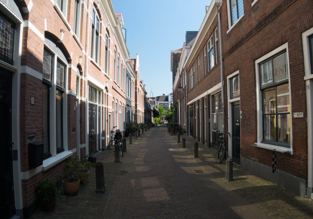 Haarlem typická ulička