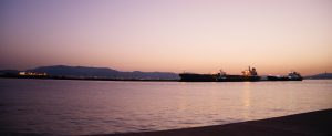 Večer v přístavu sm Z na Algeciras