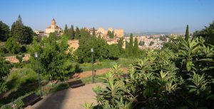 Ze zahrad Generalife sm Alhambra